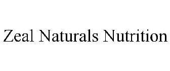 ZEAL NATURALS NUTRITION