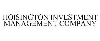 HOISINGTON INVESTMENT MANAGEMENT COMPANY