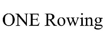 ONE ROWING