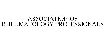 ASSOCIATION OF RHEUMATOLOGY PROFESSIONALS