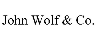 JOHN WOLF & CO.