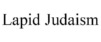LAPID JUDAISM