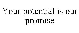 YOUR POTENTIAL IS OUR PROMISE