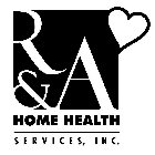 R&A HOME HEALTH SERVICES INC.