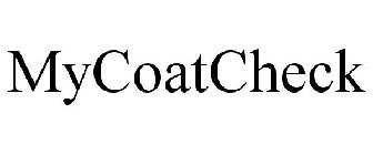 MY COAT CHECK