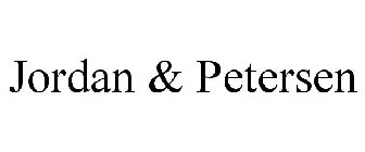 JORDAN & PETERSEN