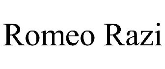 ROMEO RAZI
