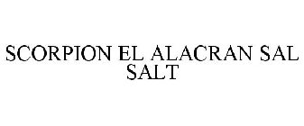 SCORPION EL ALACRAN SAL SALT