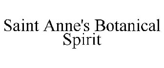 SAINT ANNE'S BOTANICAL SPIRIT