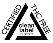 CERTIFIED THC FREE CLEAN LABEL PROJECT