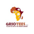 GRIOTEES, LLC TELLING THE STORY OF YOU THROUGH LANGUAGE