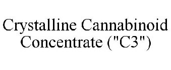CRYSTALLINE CANNABINOID CONCENTRATE (