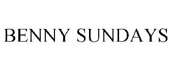 BENNY SUNDAYS