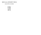 HEALDSBURG COUNTRY STORE HCS ESTD 2019