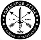 OPERATOR STYLE U.S.1961  