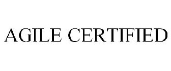 AGILE CERTIFIED