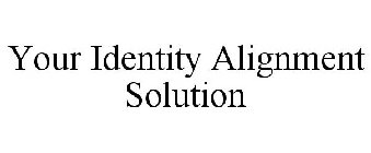 YOUR IDENTITY ALIGNMENT SOLUTION
