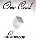 ONE COOL LEMON