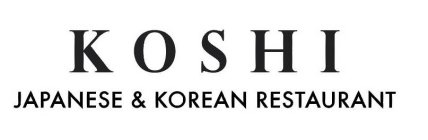 KOSHI JAPANESE & KOREAN RESTAURANT