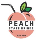 PEACH STATE DRINKS EST 2019