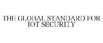 THE GLOBAL STANDARD FOR IOT SECURITY