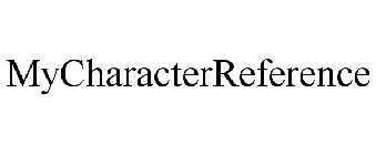 MYCHARACTERREFERENCE