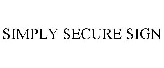 SIMPLY SECURE SIGN