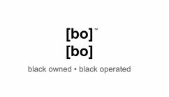 [BO][BO] BLACK OWNED · BLACK OPERATED