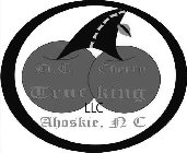 D. C. CHERRY TRUCKING LLC AHOSKIE, NC