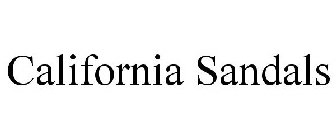 CALIFORNIA SANDALS