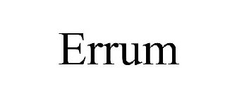 ERRUM