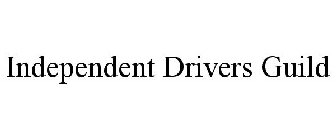 INDEPENDENT DRIVERS GUILD