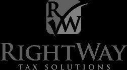 R W RIGHTWAY TAX SOLUTIONS