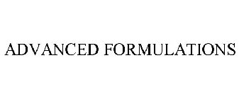 ADVANCED FORMULATIONS