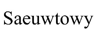 SAEUWTOWY