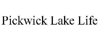 PICKWICK LAKE LIFE