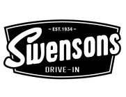SWENSONS DRIVE-IN EST. 1934