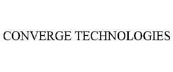 CONVERGE TECHNOLOGIES