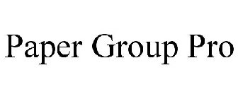 PAPER GROUP PRO