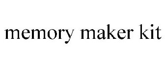 MEMORY MAKER KIT