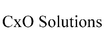 CXO SOLUTIONS