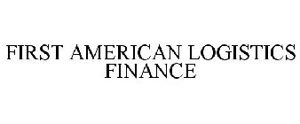 FIRST AMERICAN LOGISTICS FINANCE
