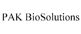 PAK BIOSOLUTIONS