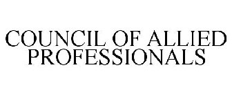 COUNCIL OF ALLIED PROFESSIONALS