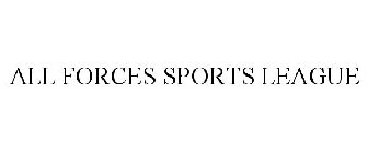 ALL FORCES SPORTS LEAGUE