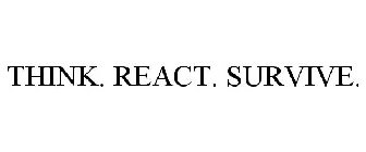 THINK. REACT. SURVIVE.