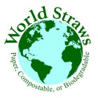 WORLD STRAWS PAPER, COMPOSTABLE, OR BIODEGRADABLE