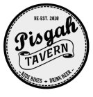 RE-EST. 2010 PISGAH TAVERN RIDE BIKES. DRINK BEER.