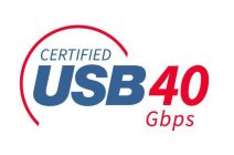 CERTIFIED USB 40 GBPS