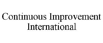 CONTINUOUS IMPROVEMENT INTERNATIONAL